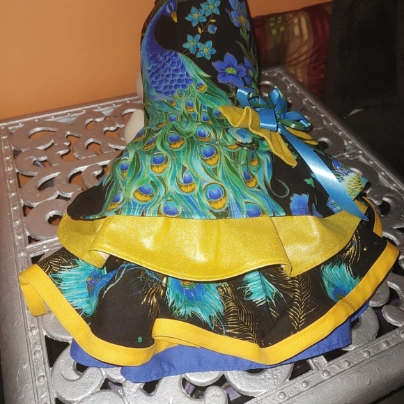 Custom Made One of A Kind Dog Harness Dress - Picture 2 of 5